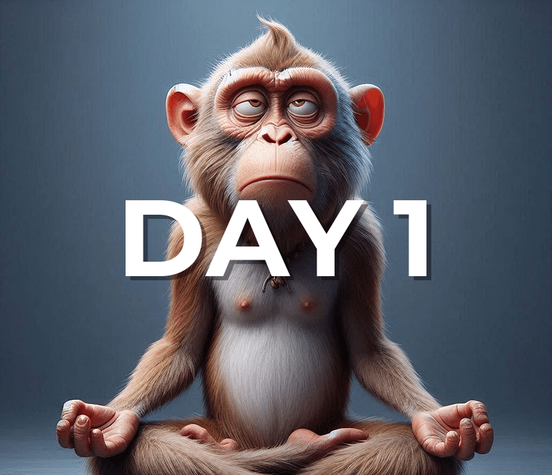 Day 1: Meditation is F*cking Boring: 10-Day Plan to Crush Your Meditation Struggles (Even if Your…